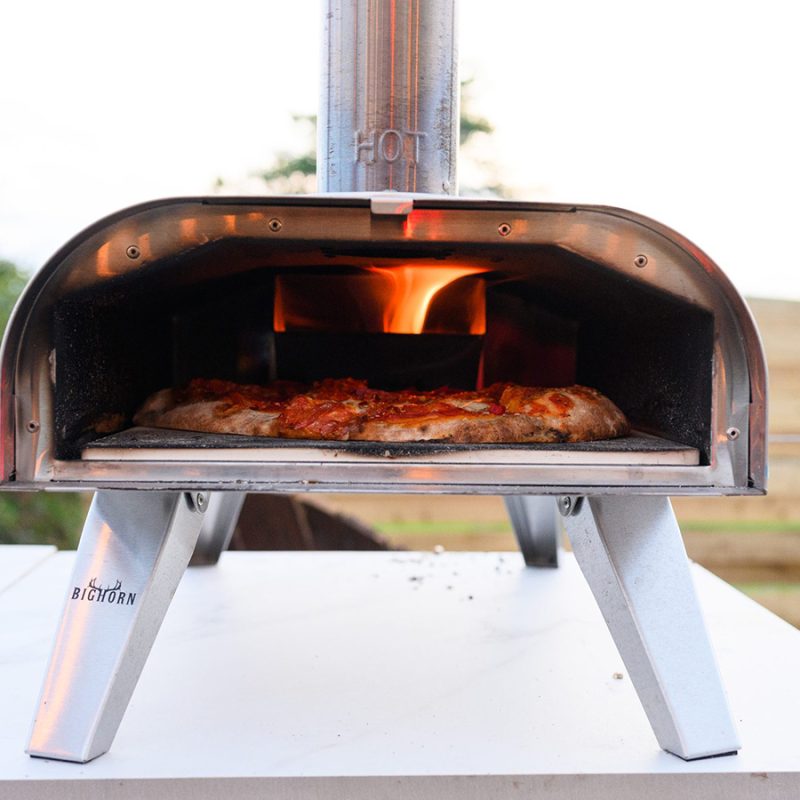 A wood fire pizza over at Coorie Retreats