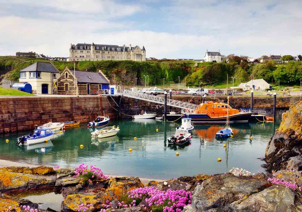 The harbour at Portpatrick.