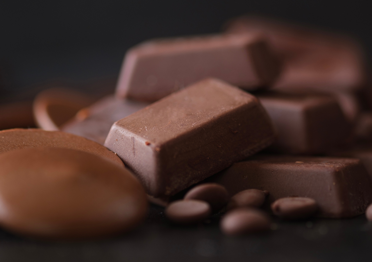 A variety of different chocolate shapes